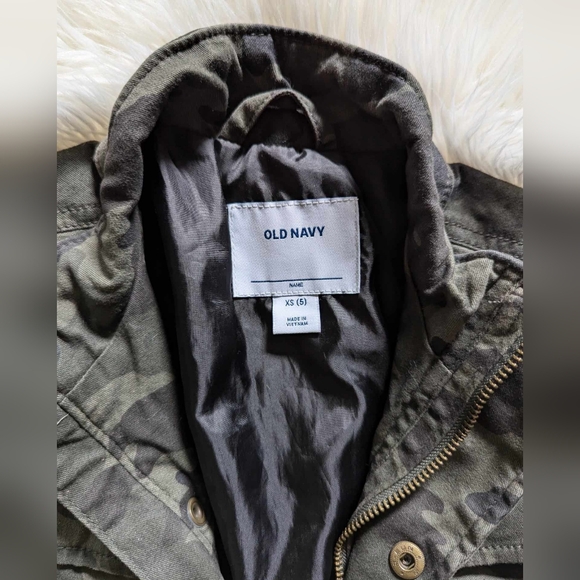 Kids Boys camouflage utility coat jacket sz XS (5) - Picture 3 of 3